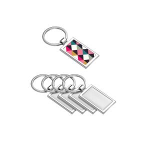 Key Chain Rectangular photo + engrave