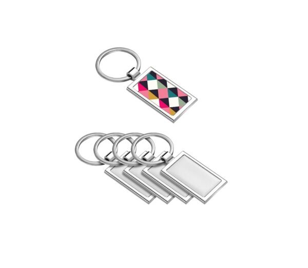 Key Chain Rectangular photo + engrave