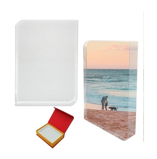 Blanks Crystal Tabletop Decor Decorative Signs Plaques Custom Photo Frame DIY Picture Frame (Blank - Rectangle)