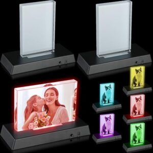 Glass Frame with Led light