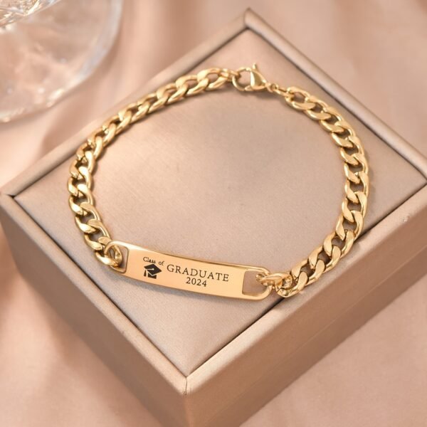 Unisex Trendy Gold-Plated Stainless Steel - Image 3
