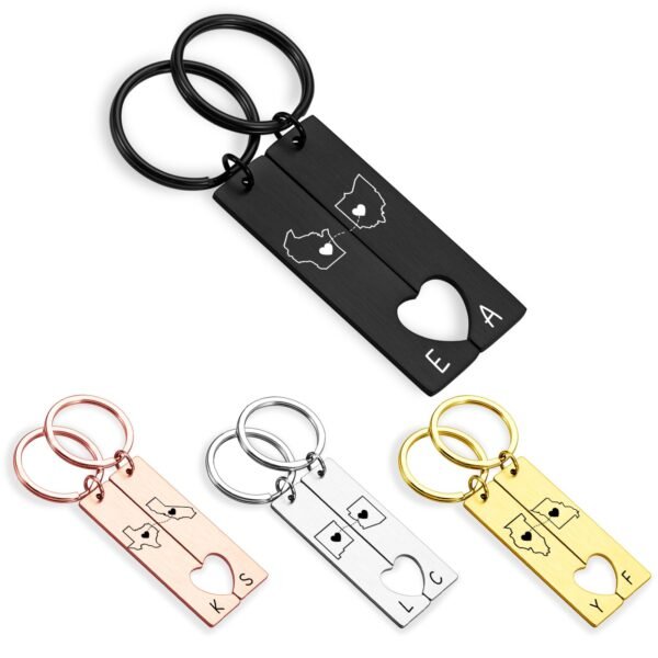 Keychains for Couples - Engrave - Image 3