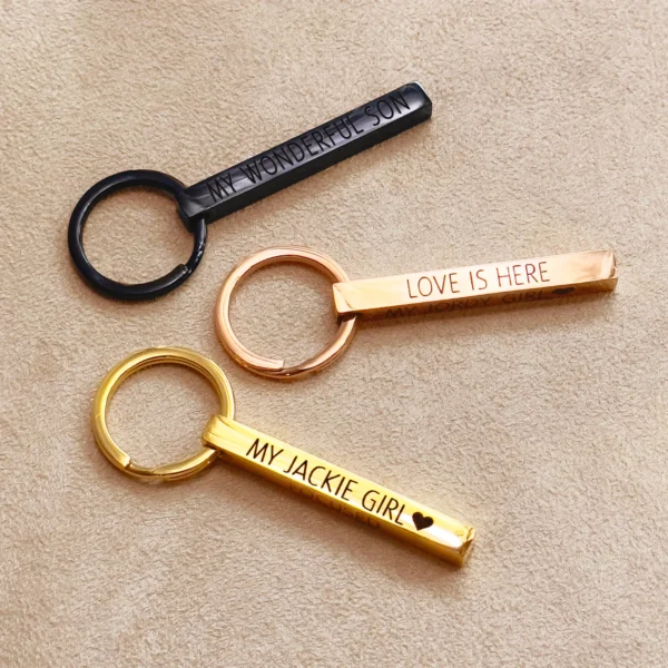 3D Bar Keychain- engrave - Image 4
