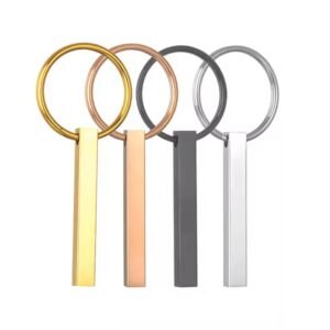 3D Bar Keychain- engrave