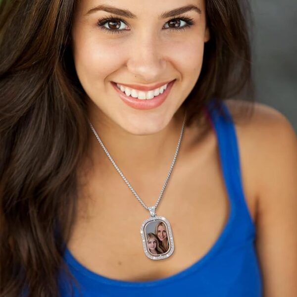double side photo necklace - Image 3