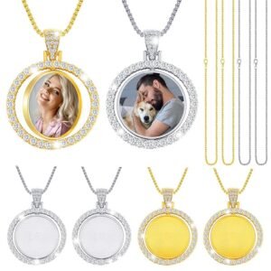 Round Rhinestone Bezel Trays