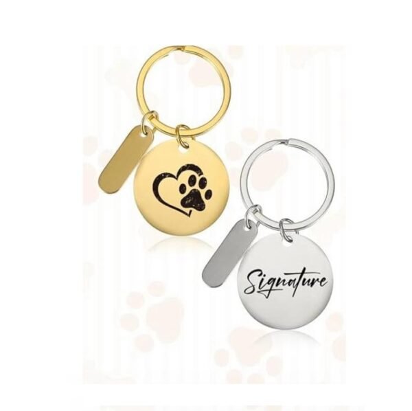 PATIKIL Stainless Steel Engraving Keychain Blanks - Image 2