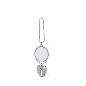 Blanks Hanging Ornament, Car Rearview Mirror Pendant  Angel Wing
